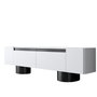 Hanah Home Bohem Soporte para TV Blanco y Negro